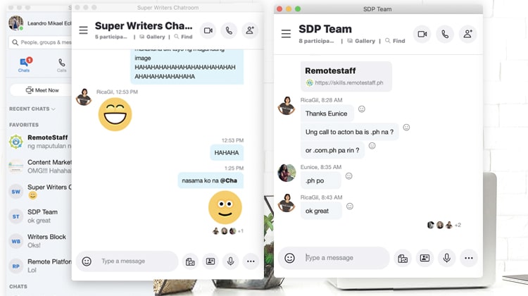 Organizing Your Chat Feed