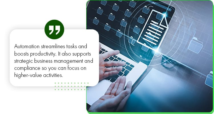 Automation streamlines tasks