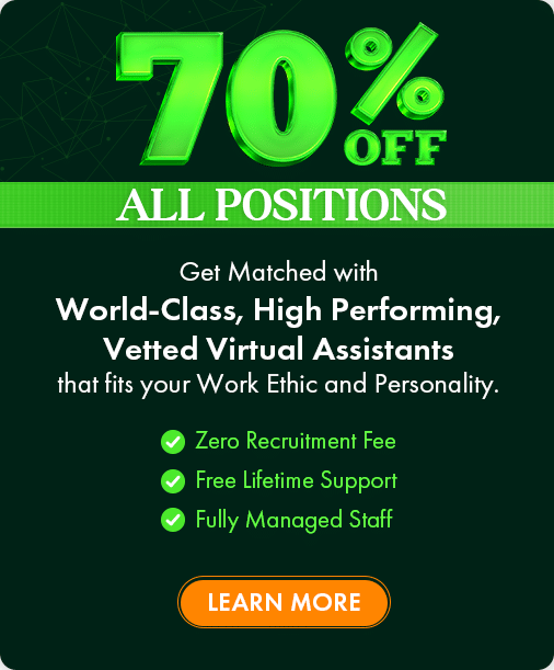 70% off pop-up