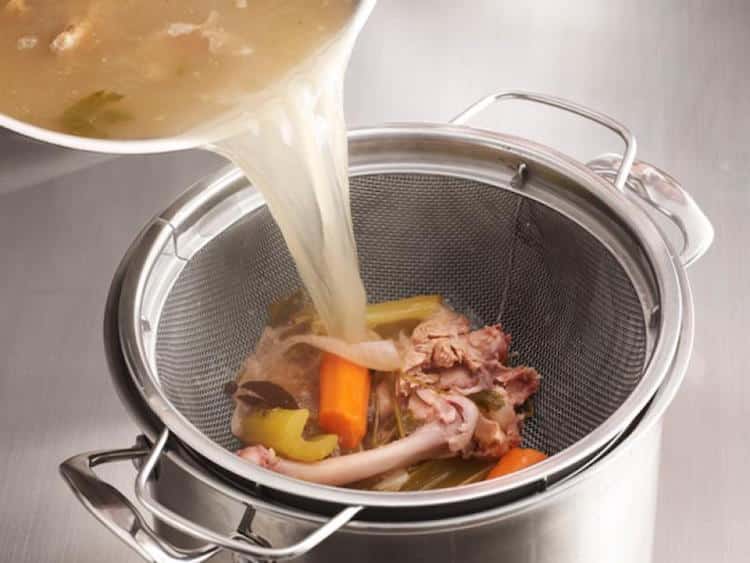 2 Use scraps to make homemade chicken or turkey broth