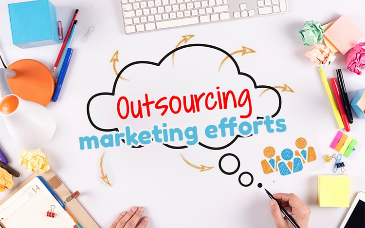 1 Outsourcing the majority of your marketing efforts