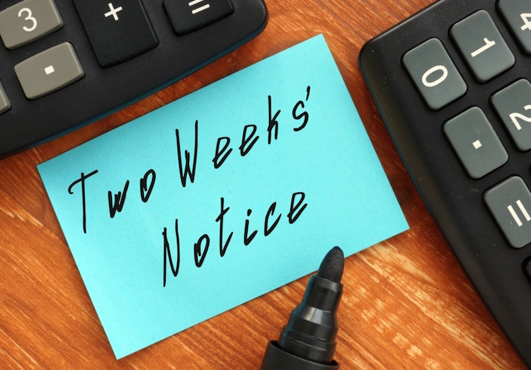 Incorporate A Two-Weeks’ Notice Clause Into Employment Contracts