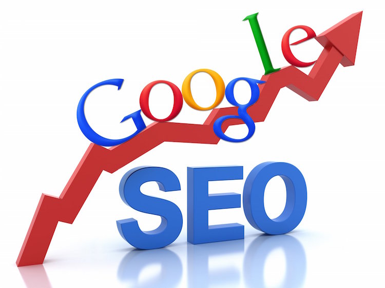 Google on top of arrow and SEO