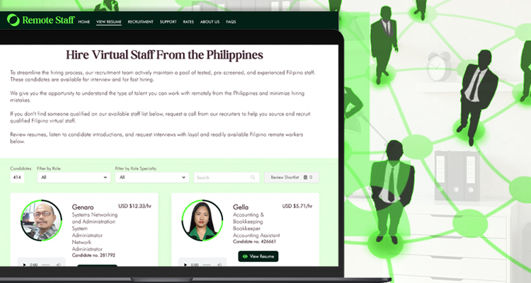 Remote Staff's Resume Page