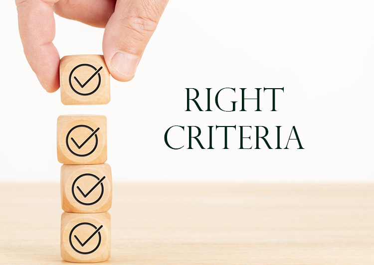 Use-the-Right-Criteria