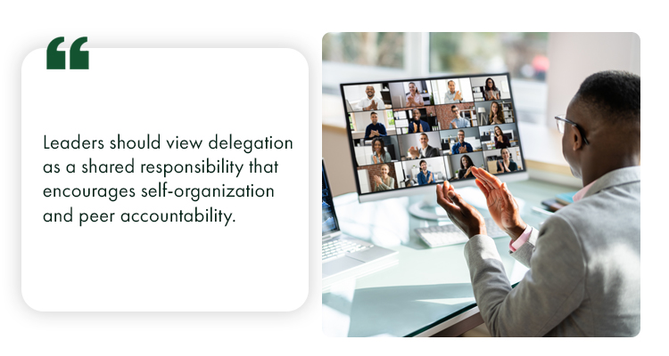 delegation in remote organization