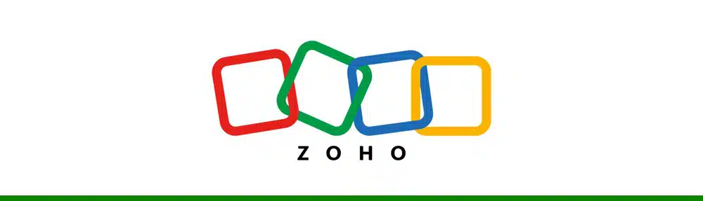 Zoho logo.