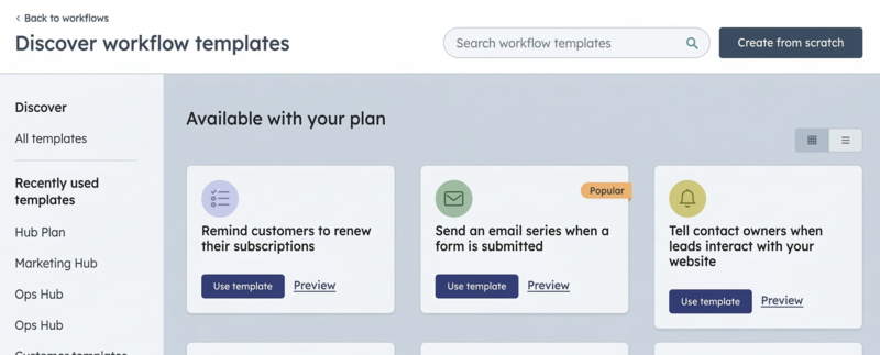 A screenshot for what is a marketing automation specialist when designing workflows.
